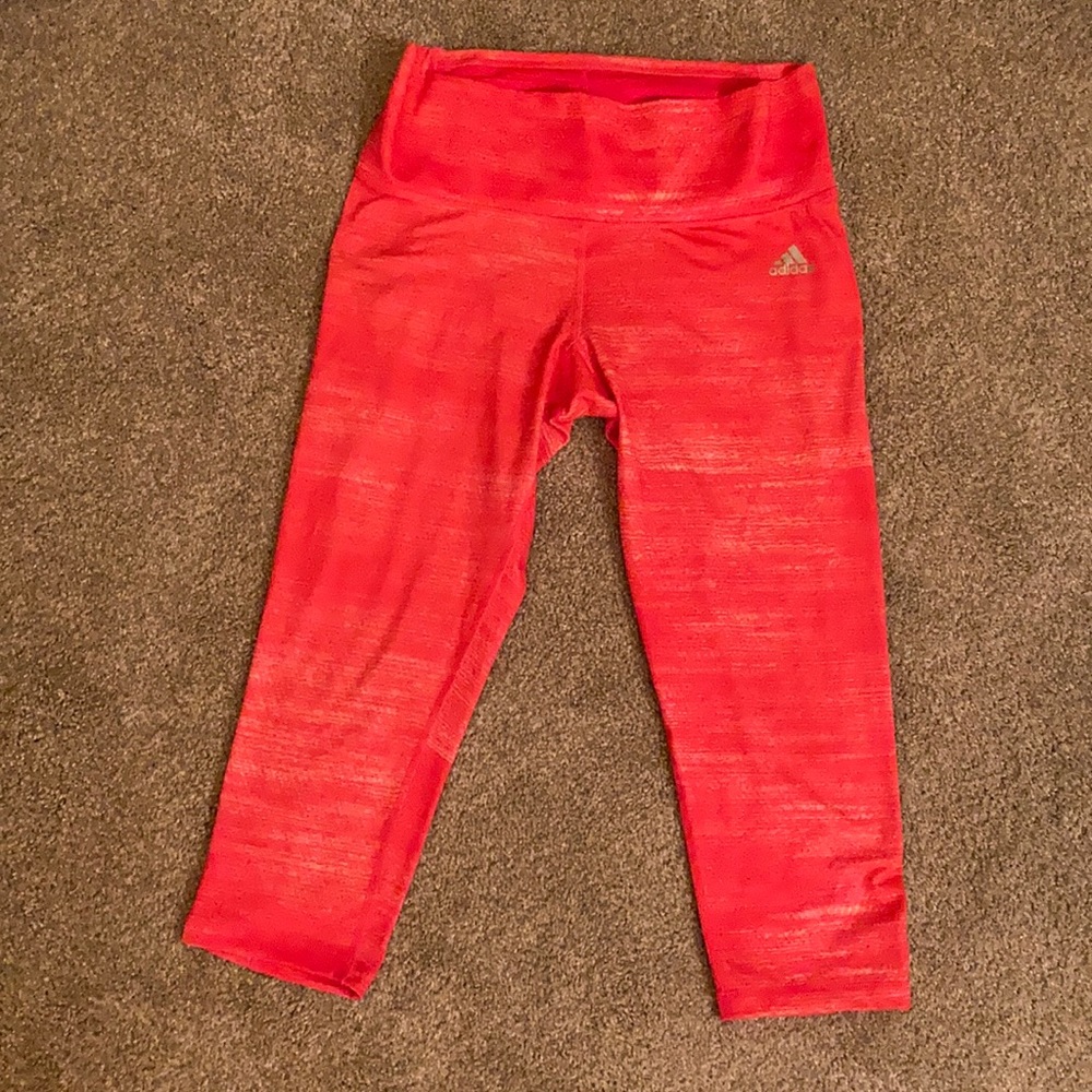 Adidas climalite 3/4 length workout leggings
